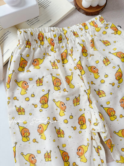Double-Layer Cotton Anti-Mosquito Family Pants