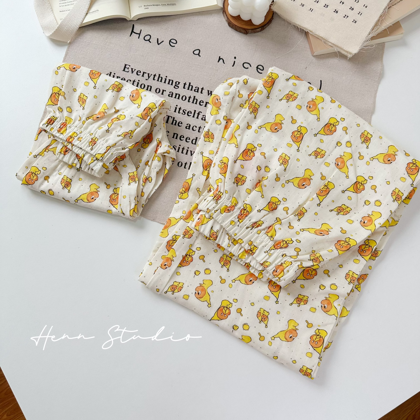 Double-Layer Cotton Anti-Mosquito Family Pants