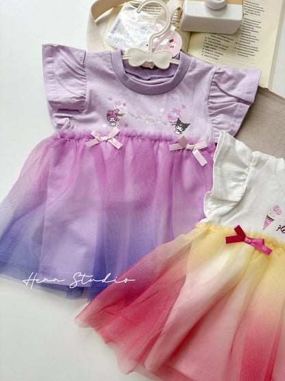 🇯🇵 Hello Kitty & Kuromi Tulle Top Dress