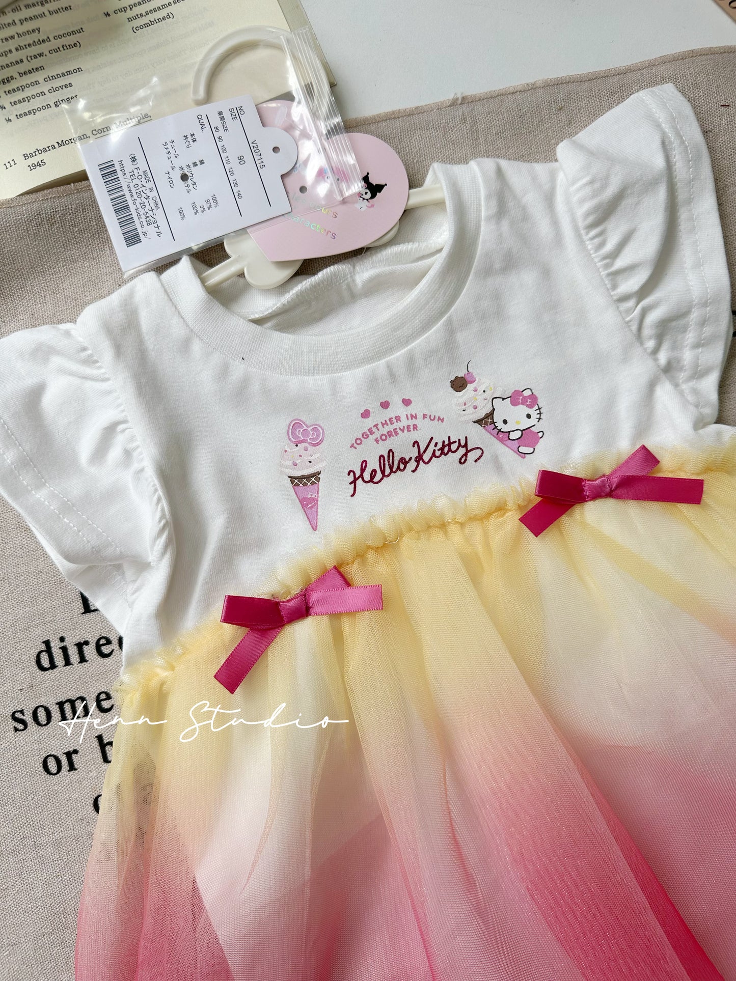 🇯🇵 Hello Kitty & Kuromi Tulle Top Dress