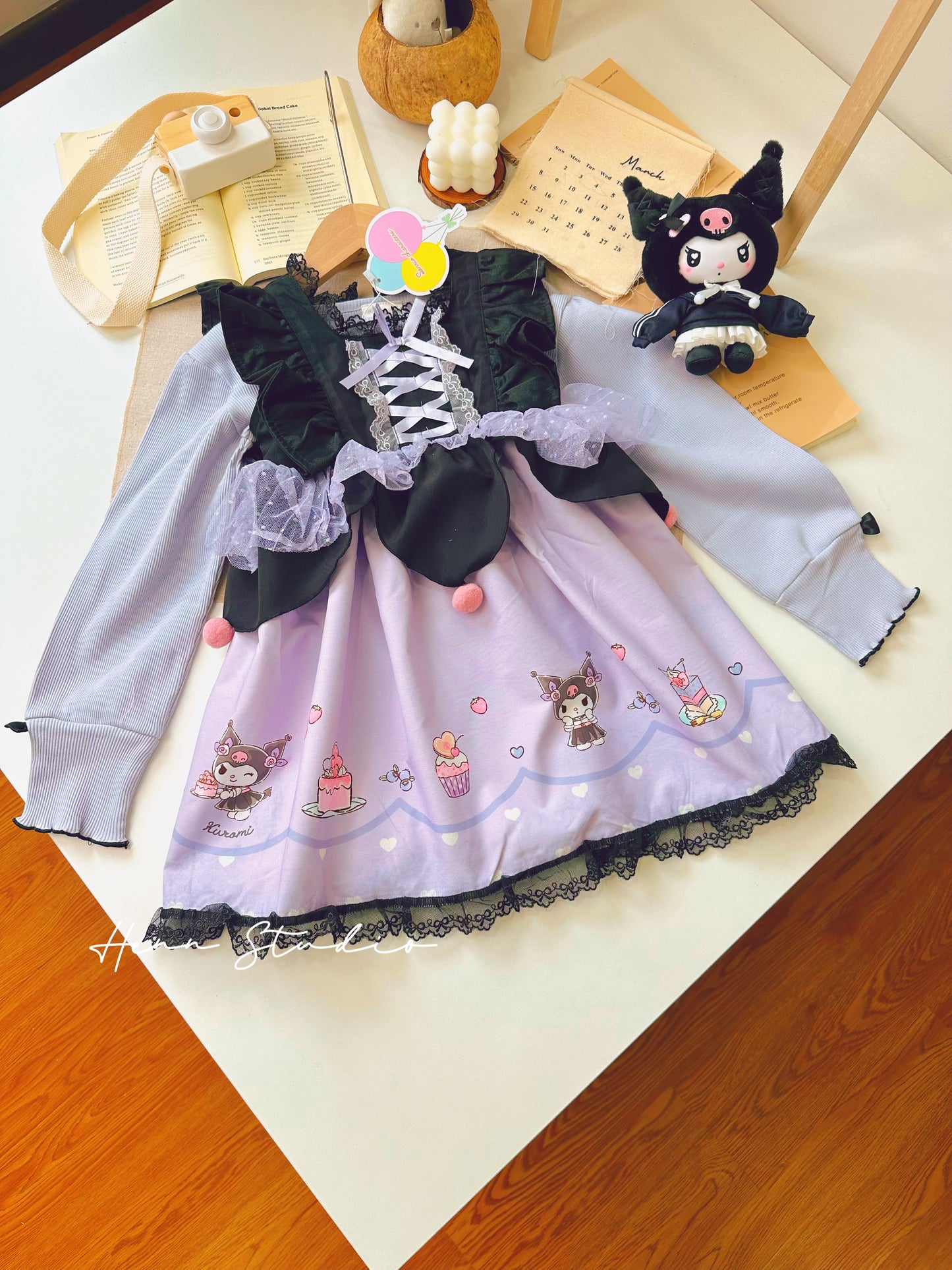 🇯🇵 Kuromi & My Melody Long Sleeve Top | Dress