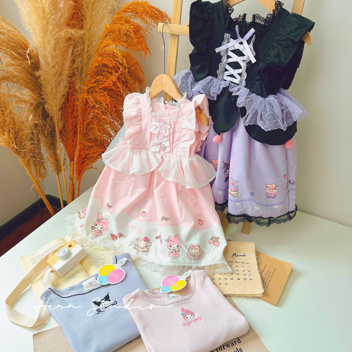 🇯🇵 Kuromi & My Melody Long Sleeve Top | Dress