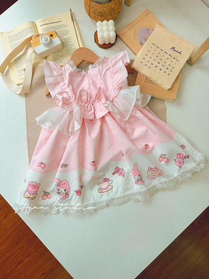 🇯🇵 Kuromi & My Melody Long Sleeve Top | Dress