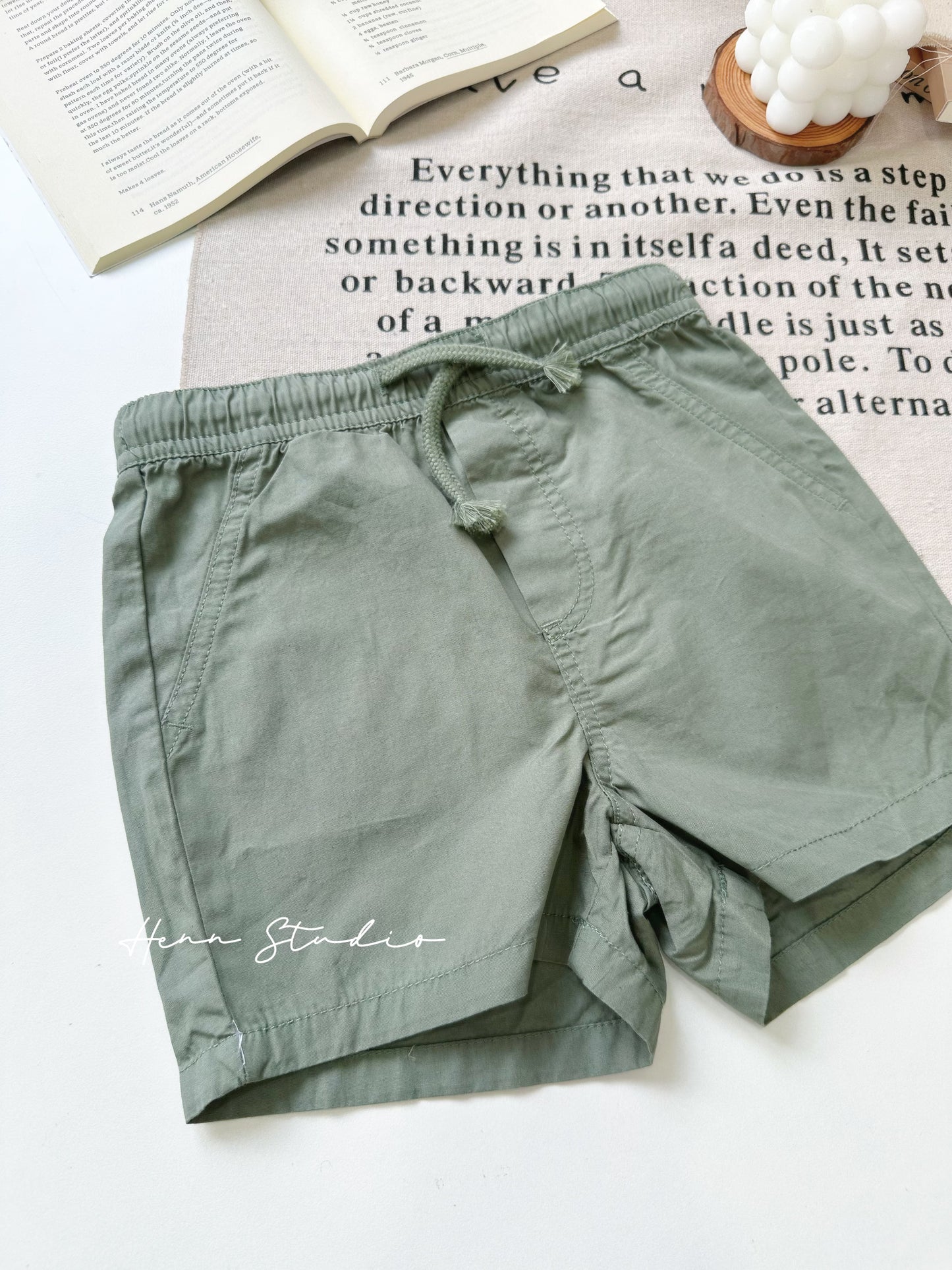 Minimal Cotton Kids Casual Shorts