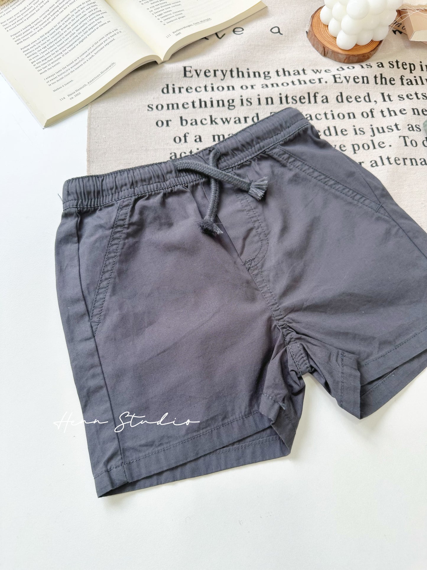 Minimal Cotton Kids Casual Shorts