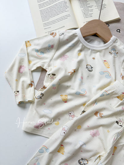 Airy Cotton Pyjamas Set