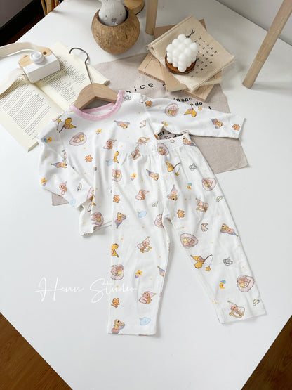 Airy Cotton Pyjamas Set
