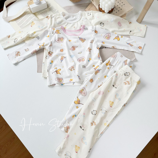 Airy Cotton Pyjamas Set