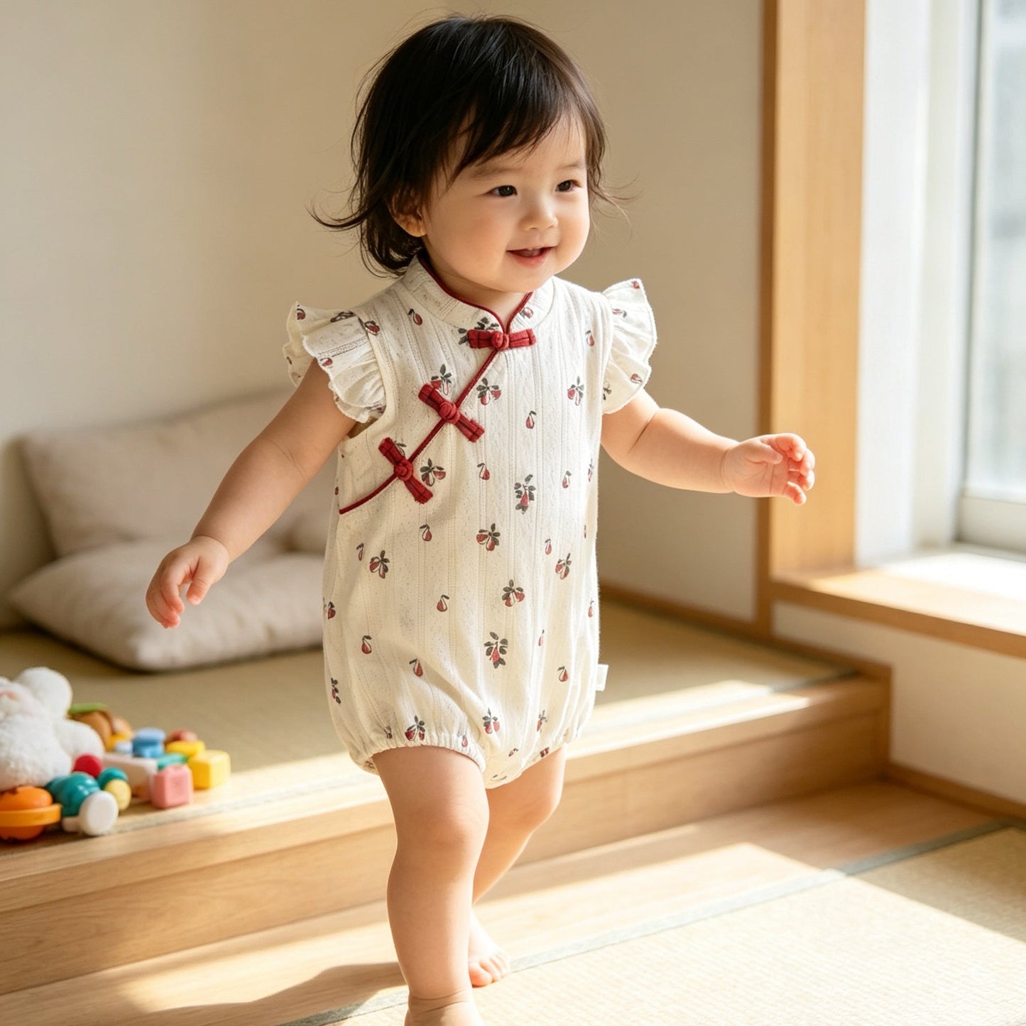 Petite Blossom Romper (Last Size: 90/100)