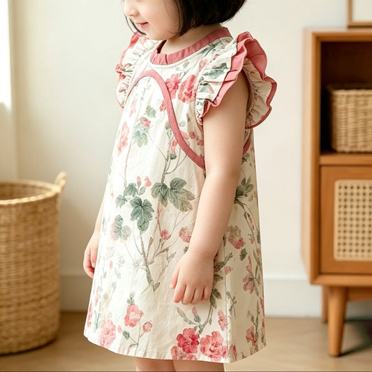 Blush Blossom Flutter Dress (Last Size:80)