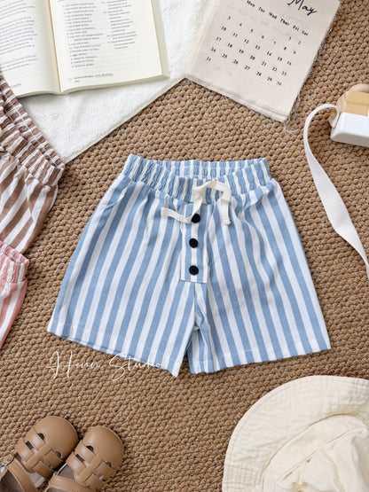 Tencel Modal Striped Shorts