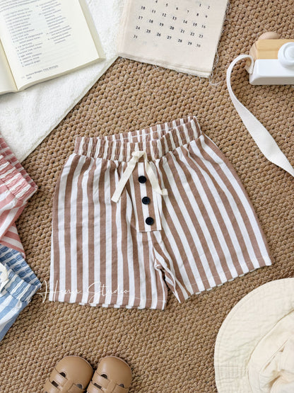 Tencel Modal Striped Shorts