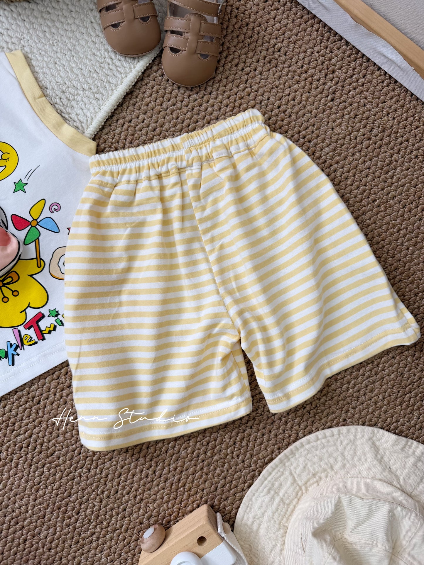 Korean 3D Cartoon Stripe Set
