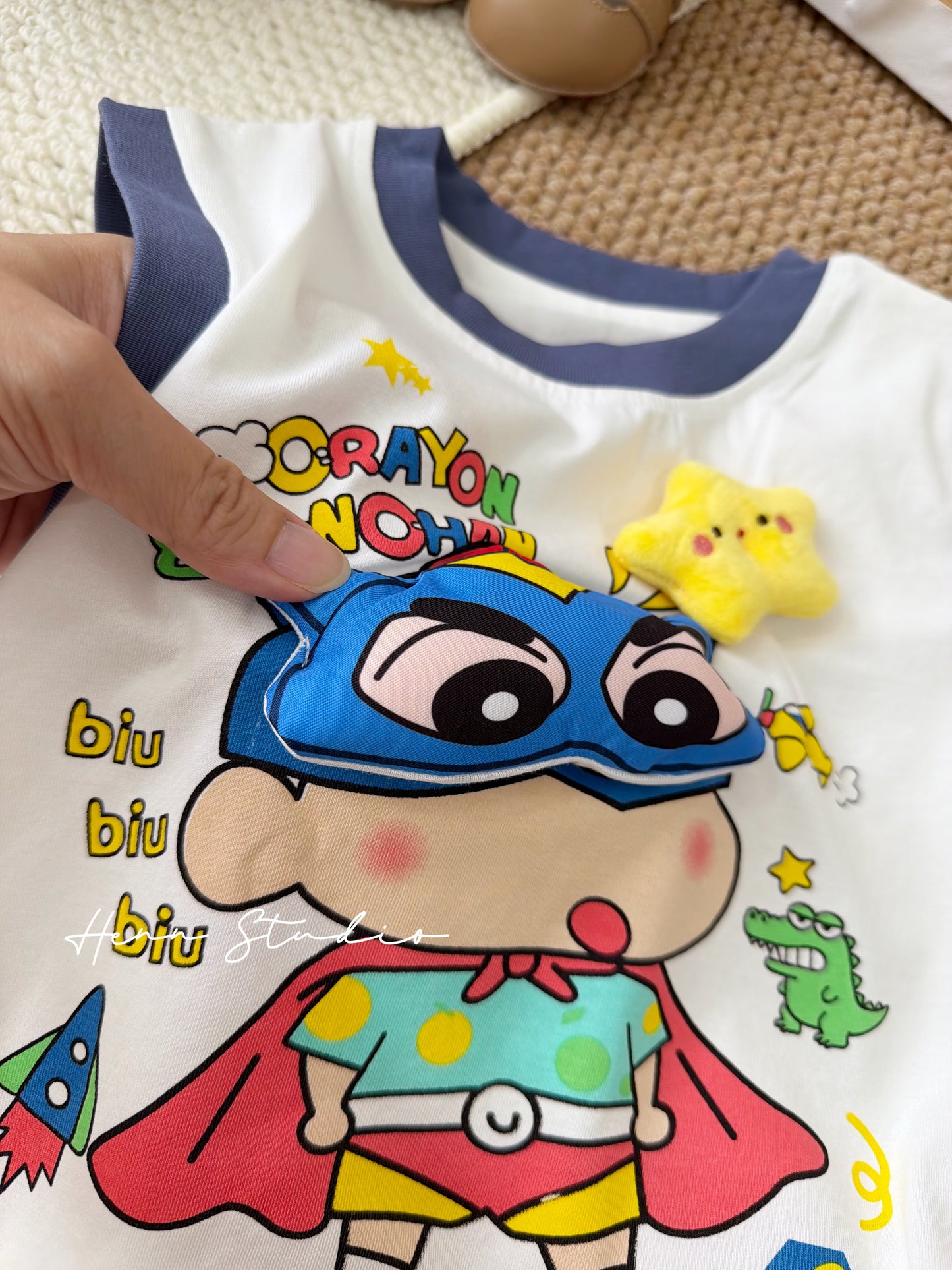 Korean 3D Cartoon Stripe Set