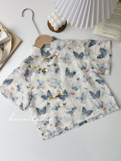 Preorder - Premium Butterfly Cheongsam 611 (FREE pendant)