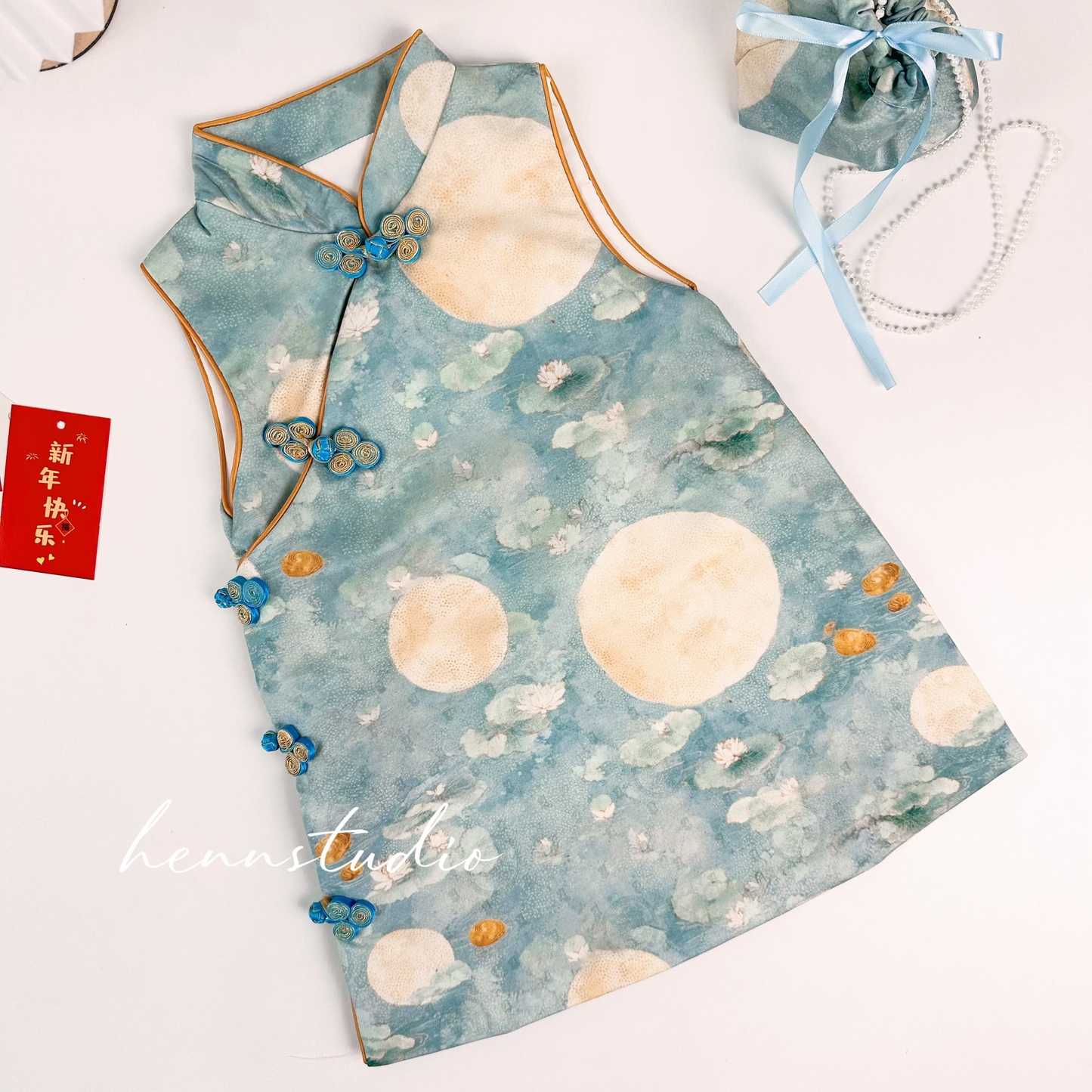 Preorder - Moon Jade Cheongsam 705 (FREE mini bag)
