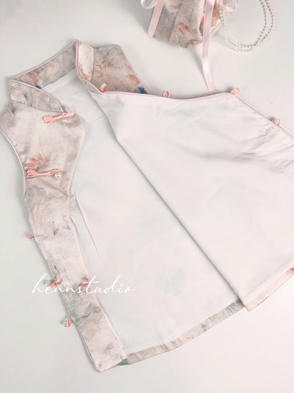 Preorder - Snow Petal Cheongsam 701 (FREE mini bag)