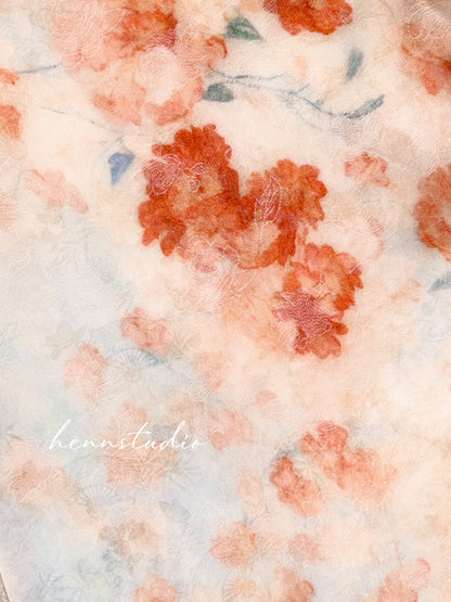 Preorder - Peach Blossom Cheongsam 704 (FREE mini bag)