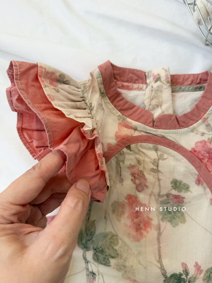 Blush Blossom Flutter Dress (Last Size:80)