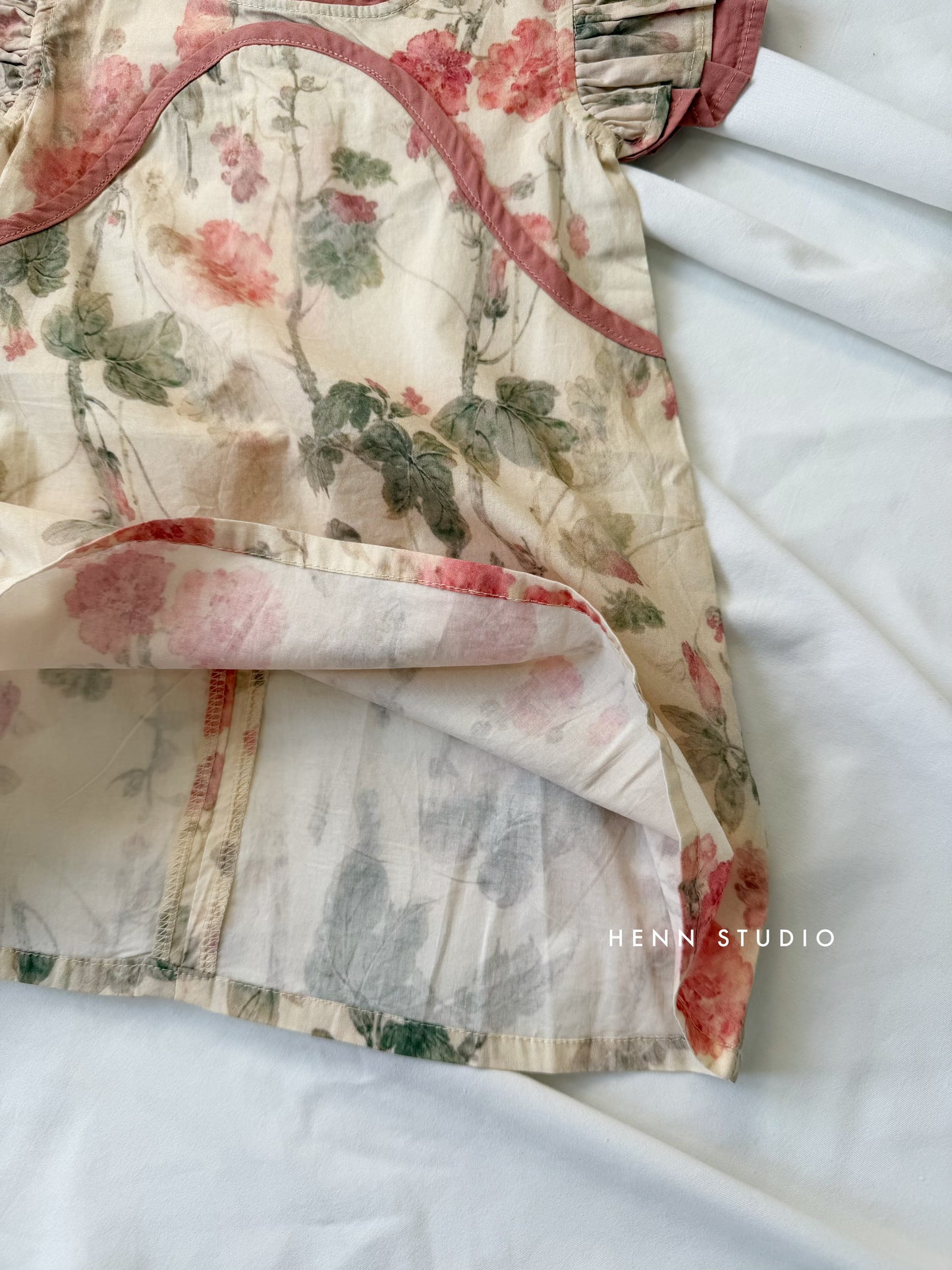 Blush Blossom Flutter Dress (Last Size:80)
