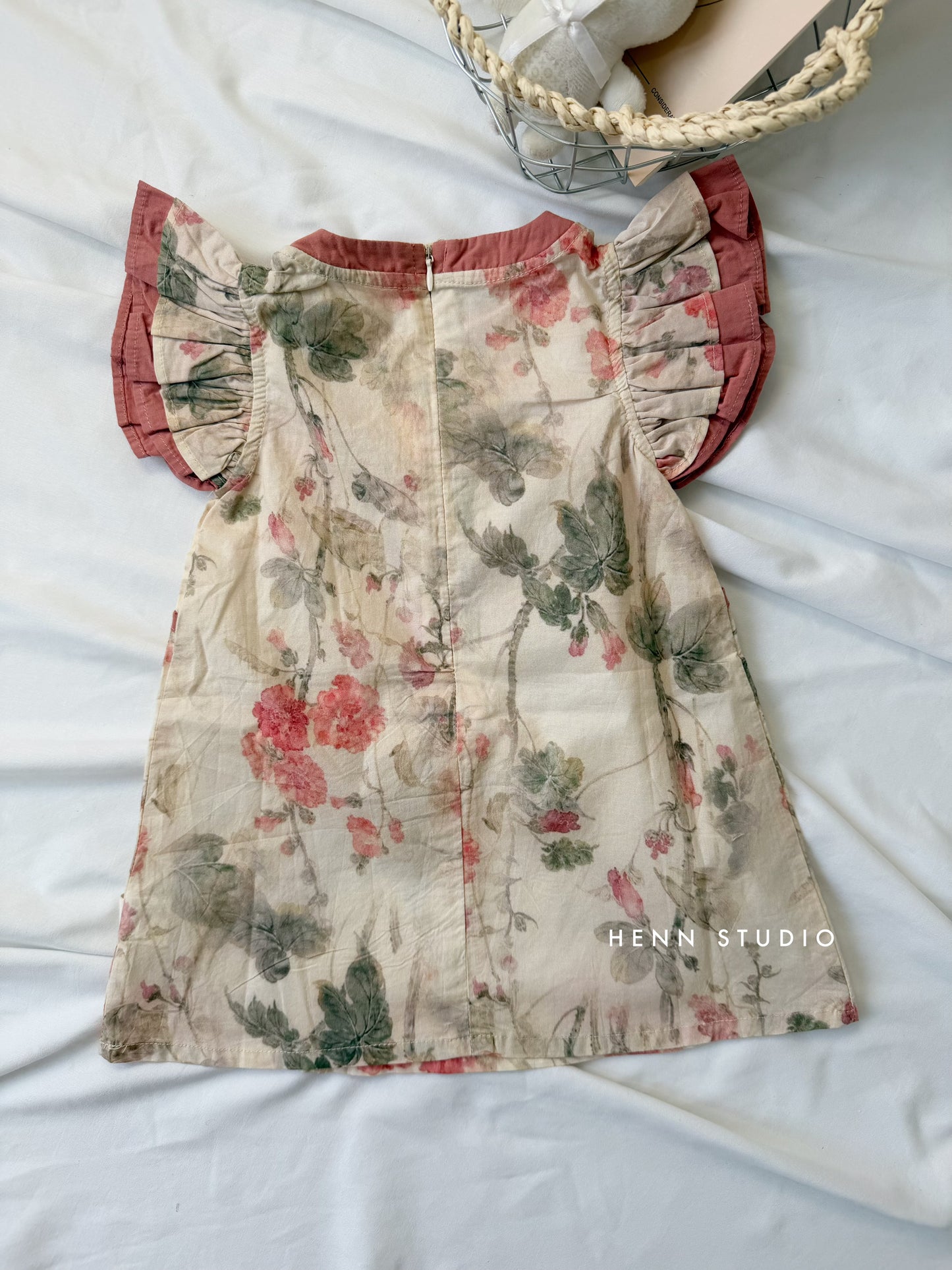 Blush Blossom Flutter Dress (Last Size:80)