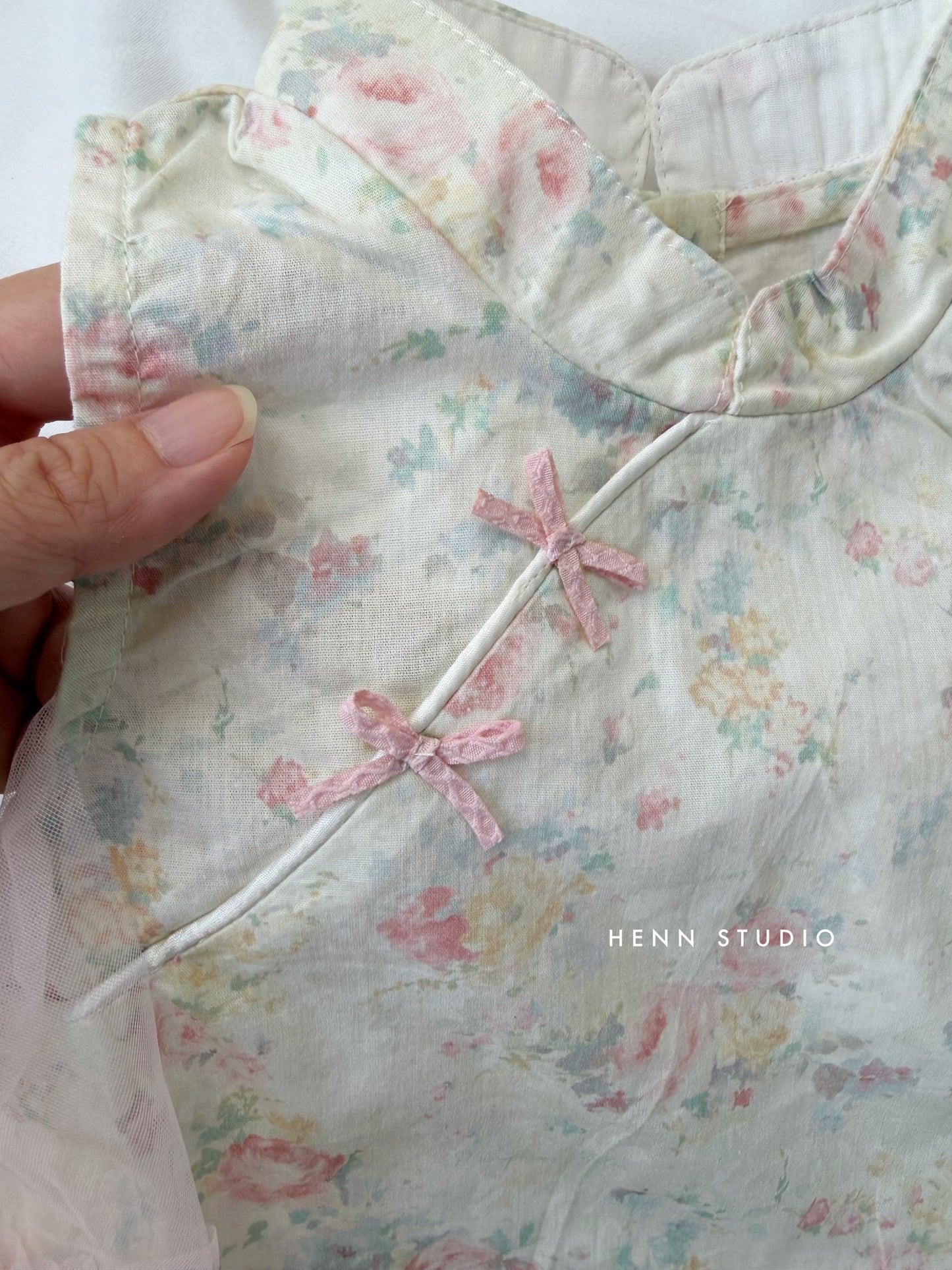 Blush Petal Tulle Romper (Last Size:73)