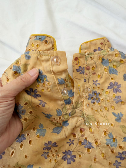 Golden Meadow Baby Dress (Last Size:80)