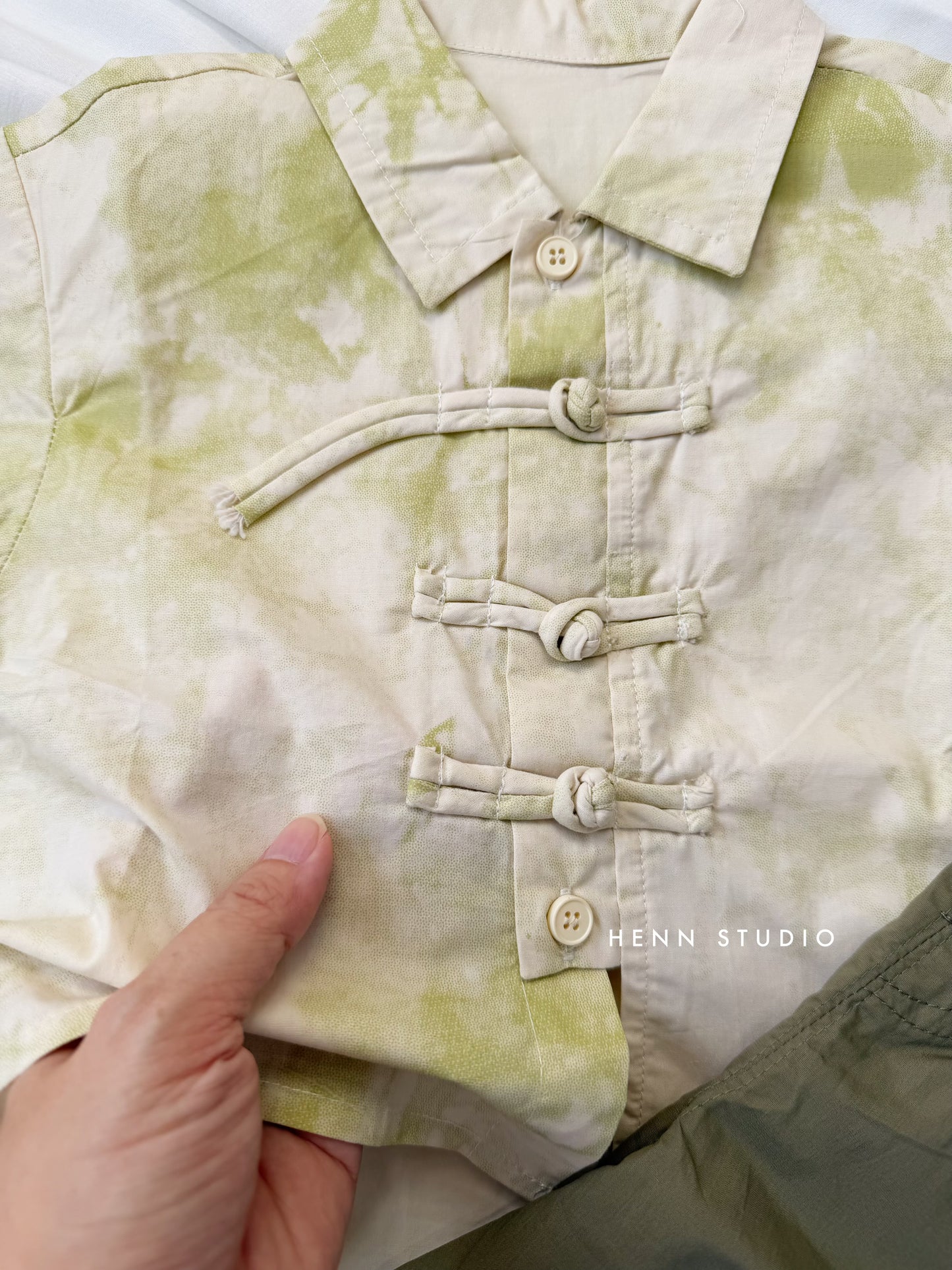 Sage Cloud Tang Suit Set (Last size:80-110)