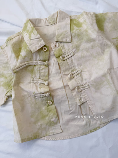 Sage Cloud Tang Suit Set (Last size:80-110)