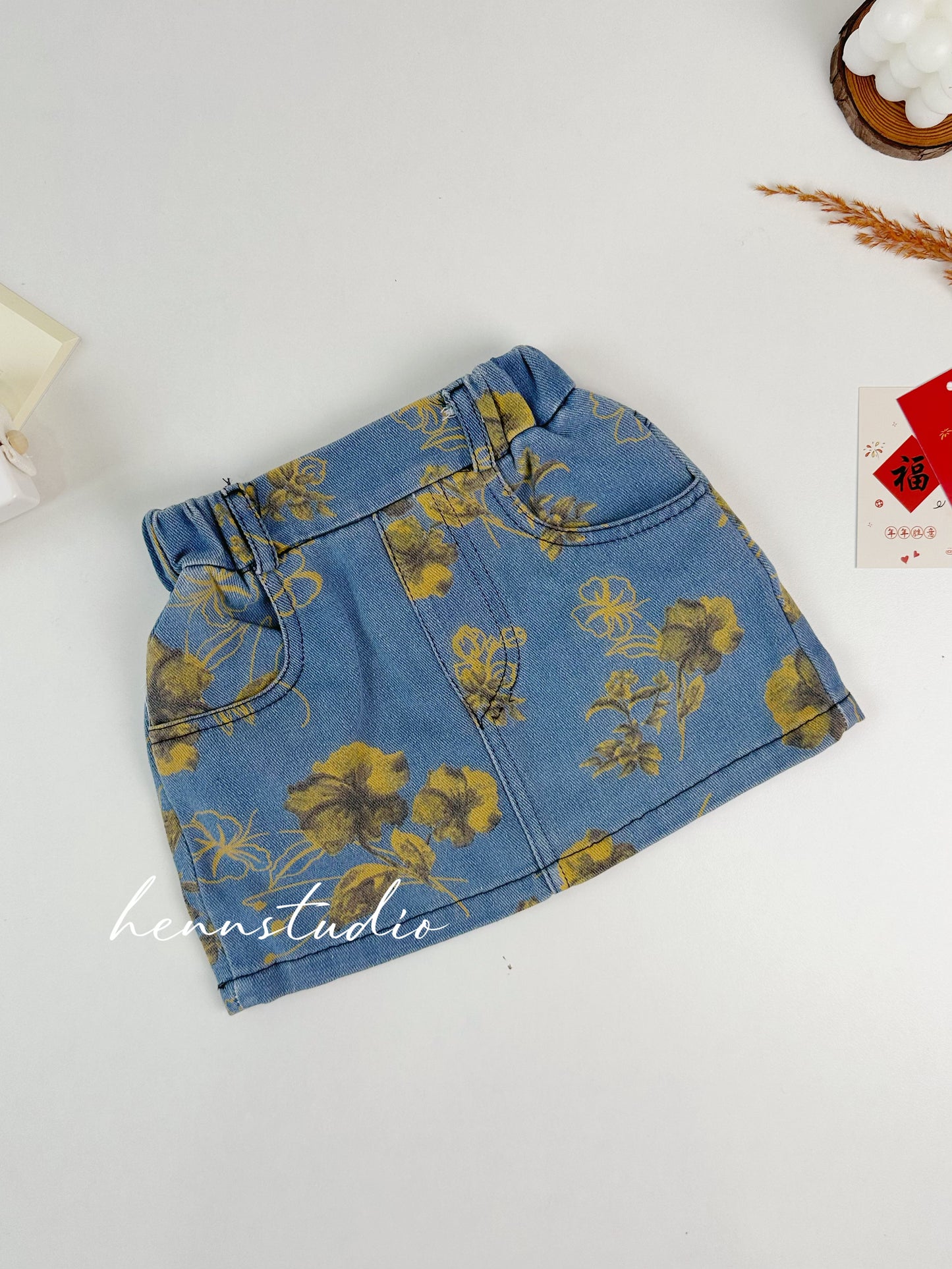 Sunflower Denim Set (Last Size: 90)