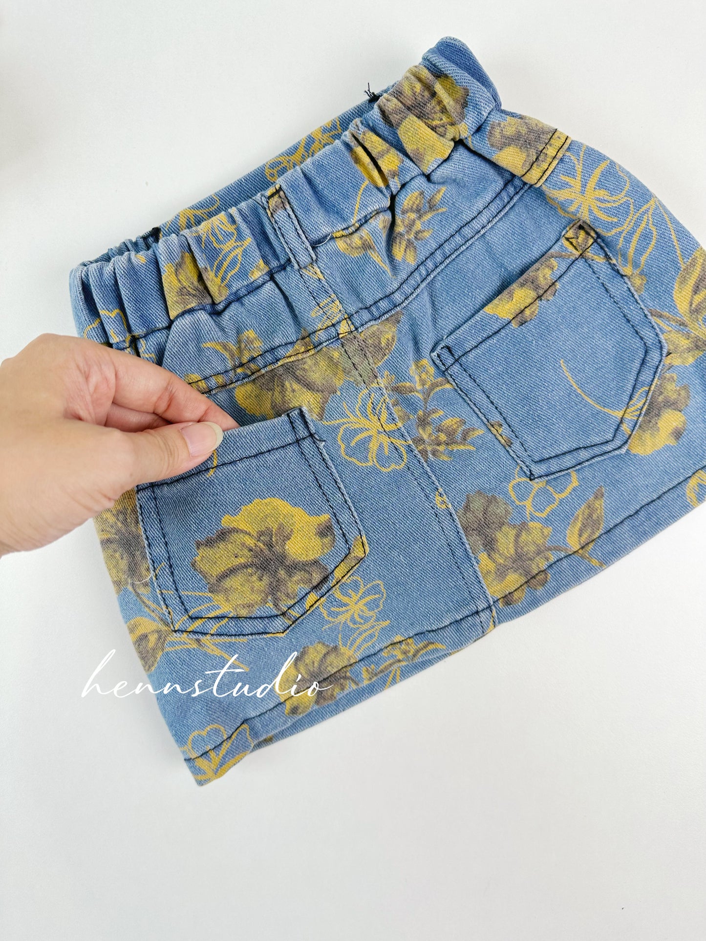 Sunflower Denim Set (Last Size: 90)