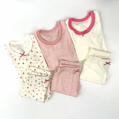 Japan-quality 3sets Pyjamas (Girl)