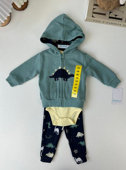 Pekkle Animal 3in1 Jacket Set (Dinosaur)