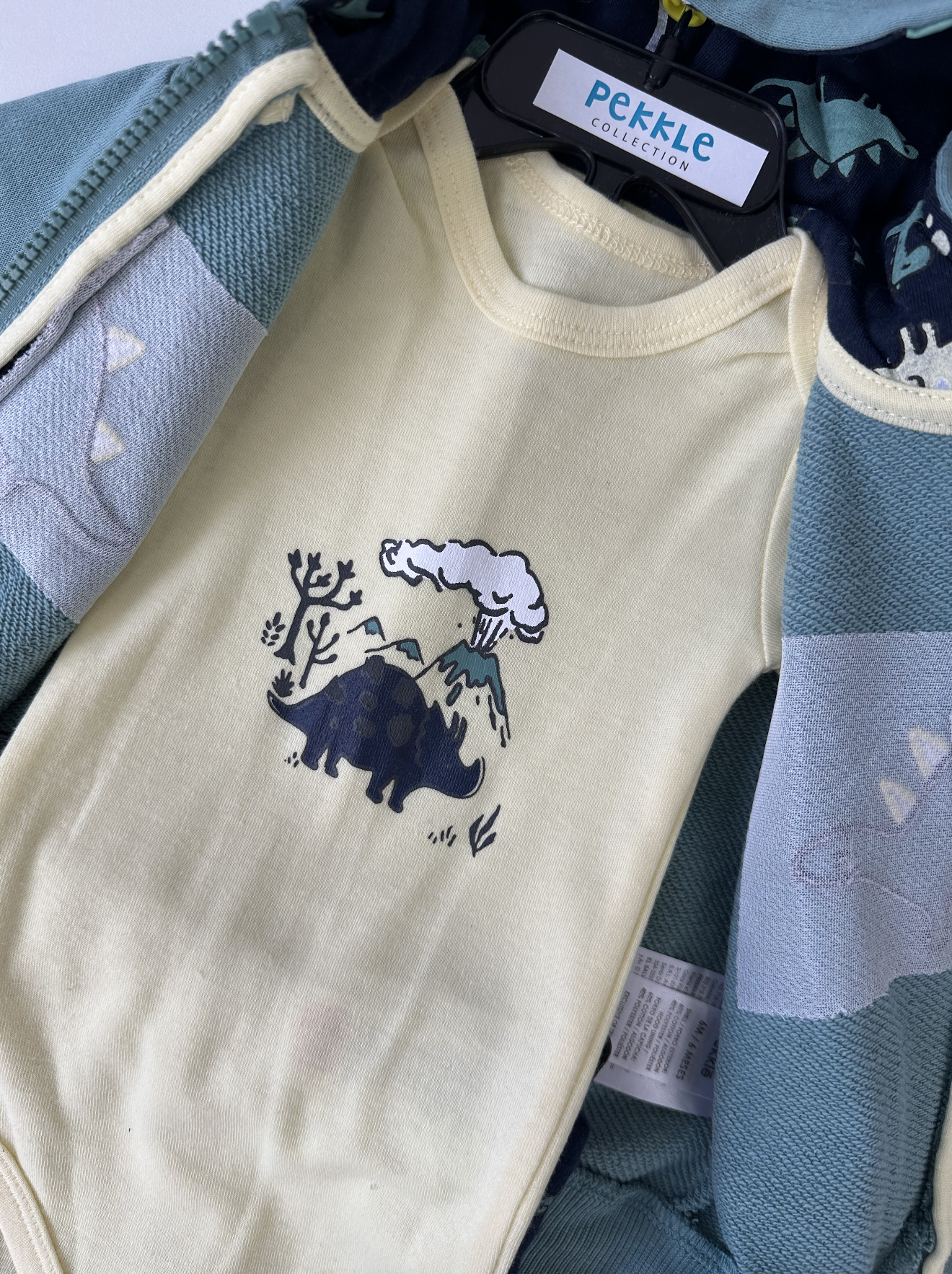 Pekkle Animal 3in1 Jacket Set (Dinosaur)