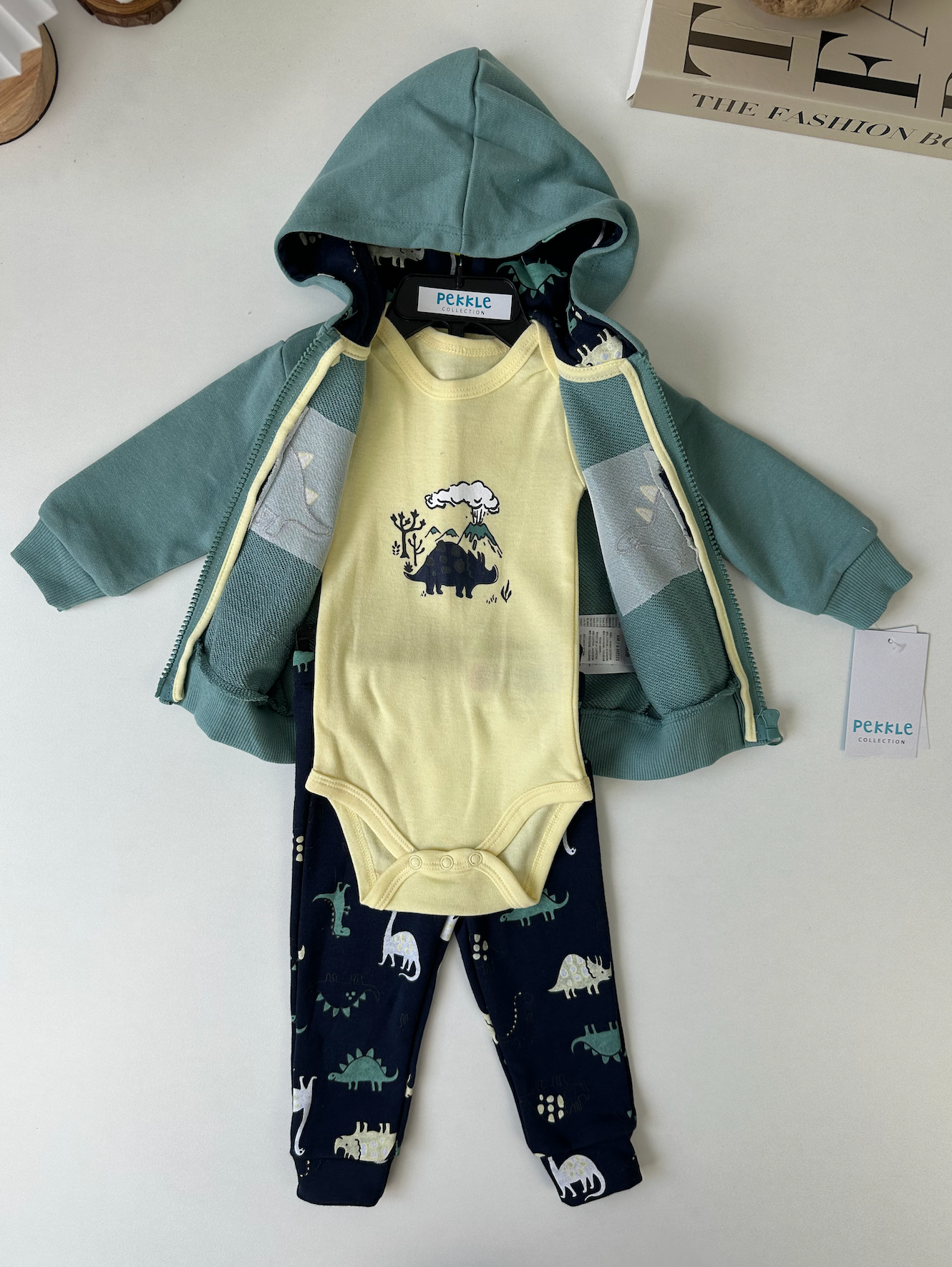 Pekkle Animal 3in1 Jacket Set (Dinosaur)