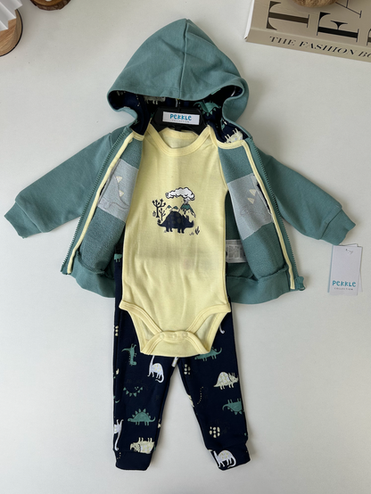 Pekkle Animal 3in1 Jacket Set (Dinosaur)