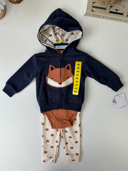 Pekkle Animal 3in1 Jacket Set (Fox)