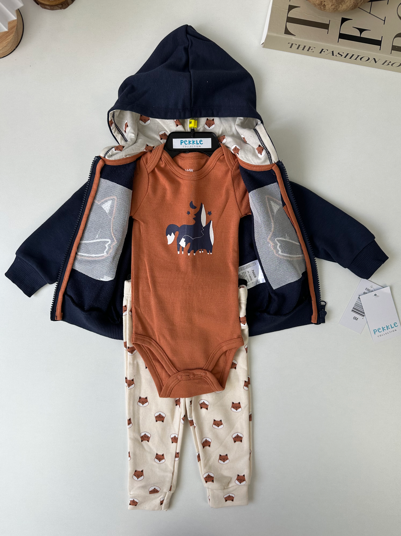 Pekkle Animal 3in1 Jacket Set (Fox)