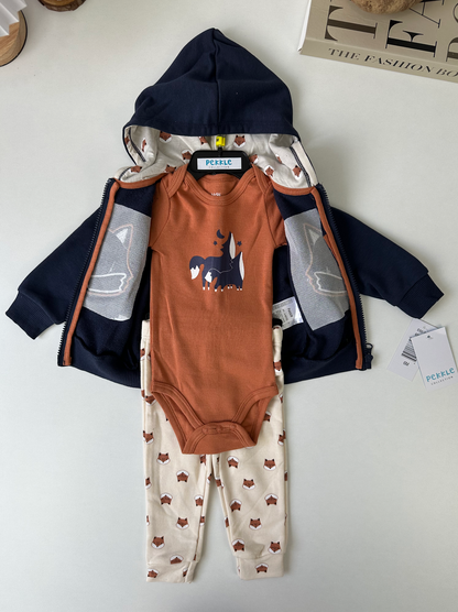 Pekkle Animal 3in1 Jacket Set (Fox)