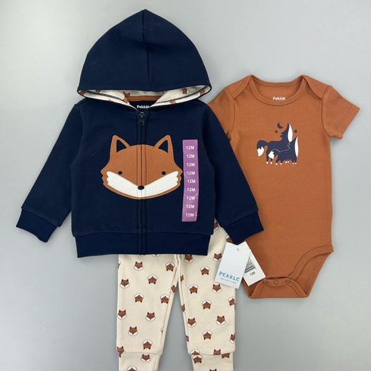 Pekkle Animal 3in1 Jacket Set (Fox)