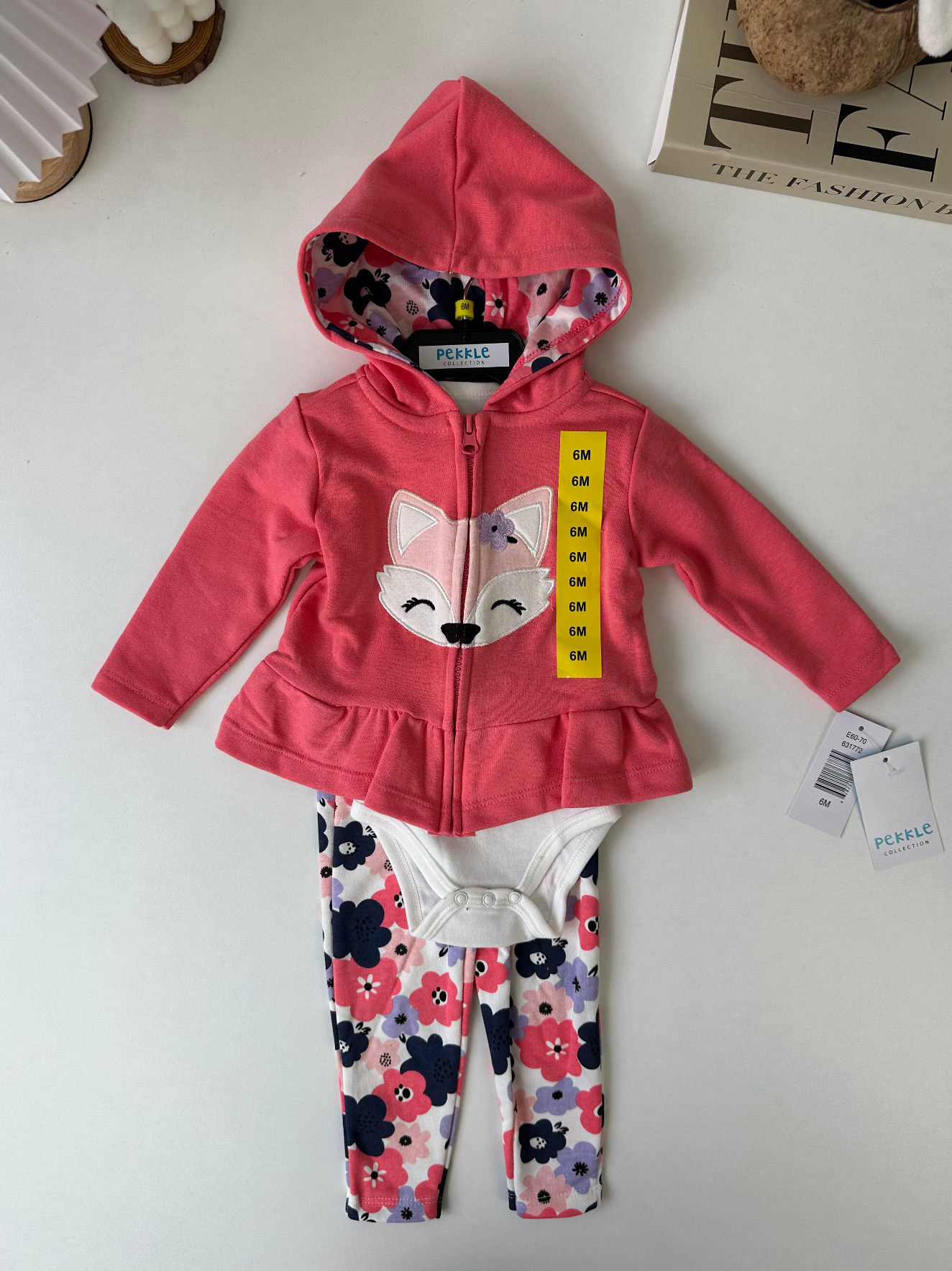 Pekkle Animal 3in1 Jacket Set (Pinky)