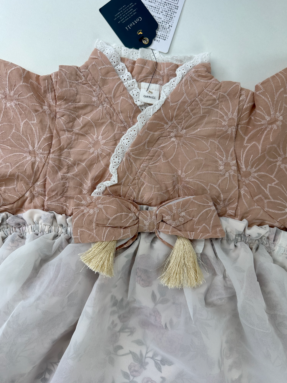 🇯🇵 👘 Cottoli Kimono – Sakura Dusty Pink