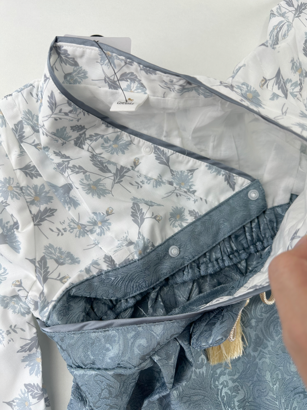 🇯🇵 👘 Cottoli Kimono – Blue Sage Boy