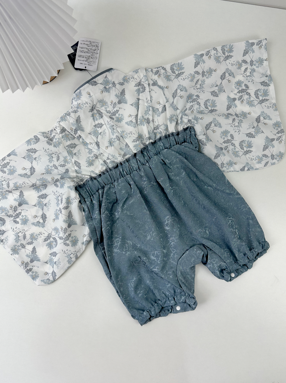 🇯🇵 👘 Cottoli Kimono – Blue Sage Boy