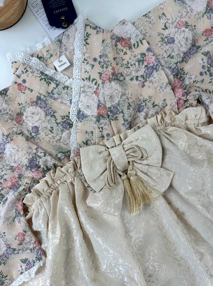 🇯🇵 👘 Cottoli Kimono – Vintage Floral Girl