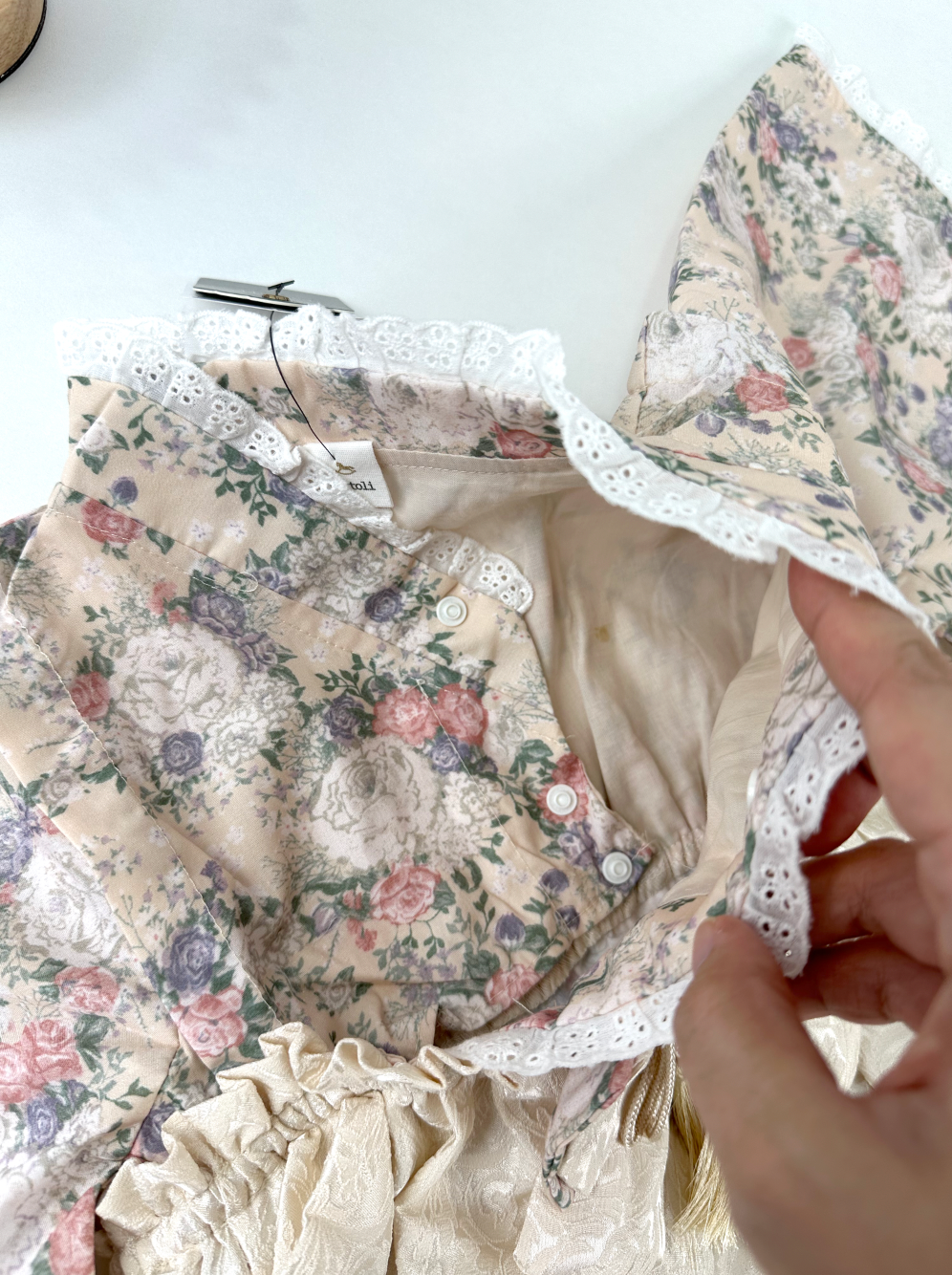 🇯🇵 👘 Cottoli Kimono – Vintage Floral Girl