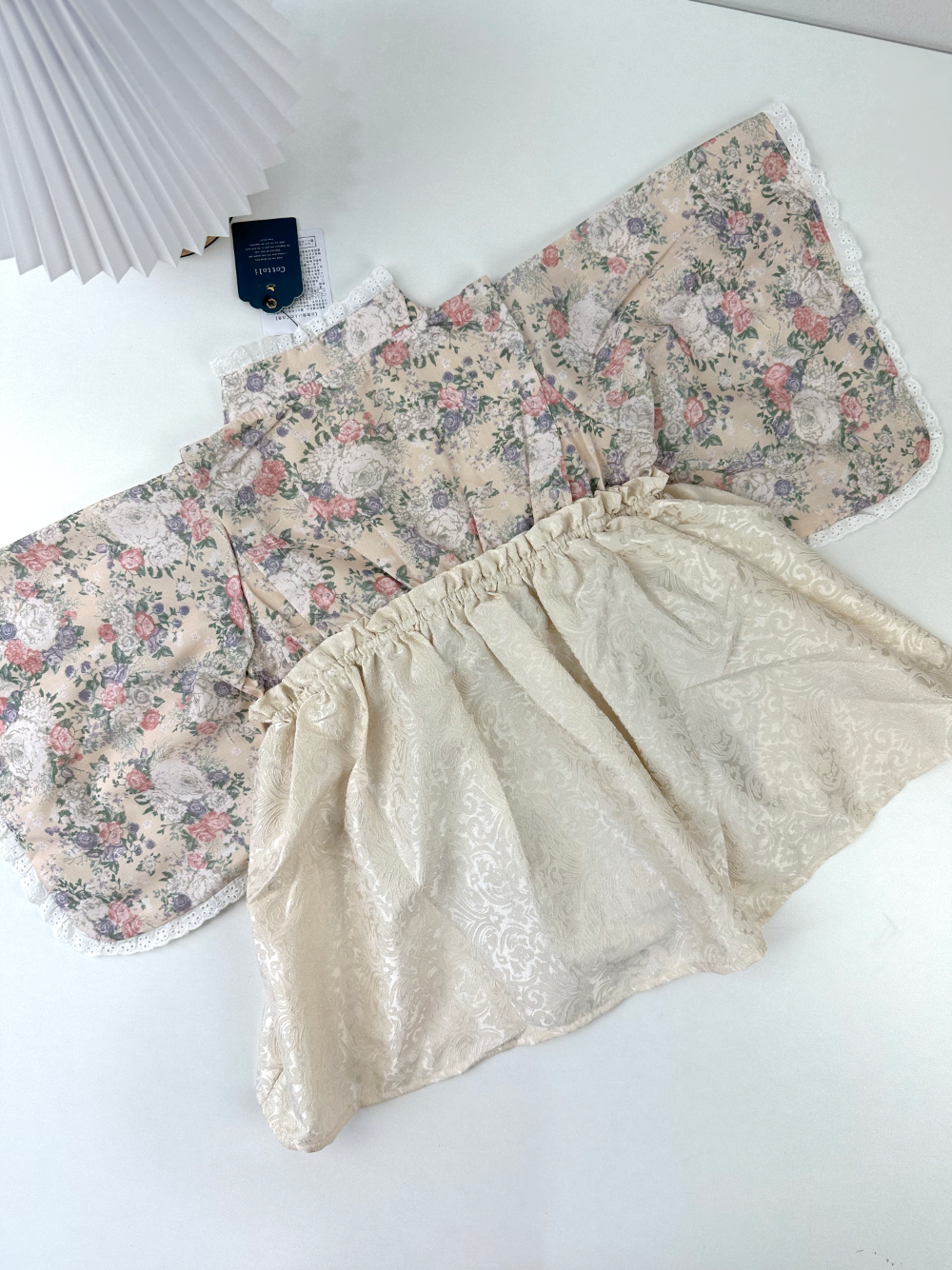 🇯🇵 👘 Cottoli Kimono – Vintage Floral Girl