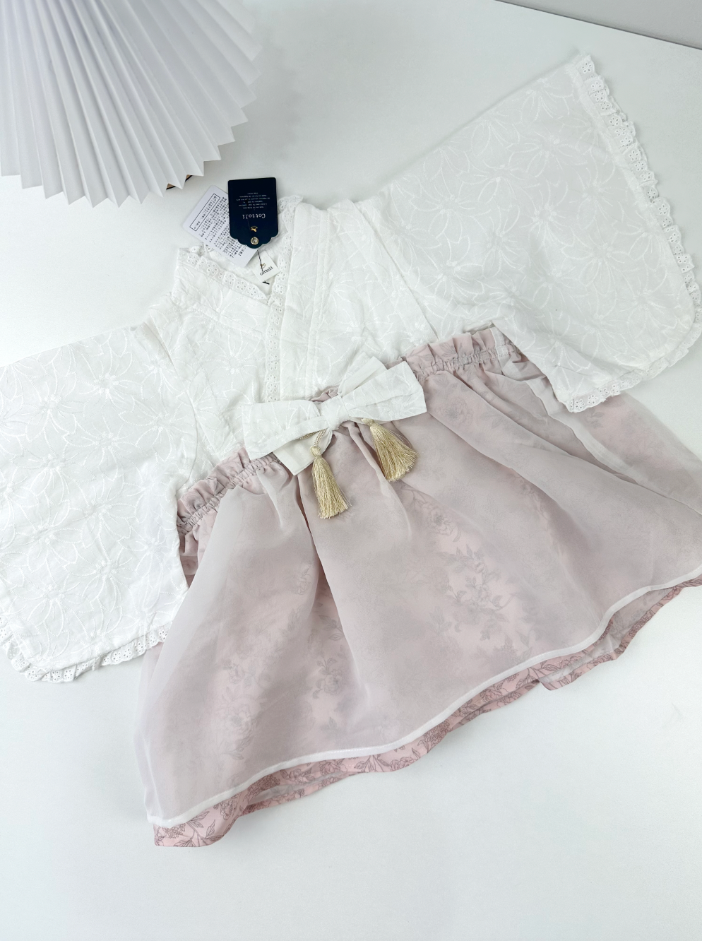 🇯🇵 👘 Cottoli Kimono – Ivory Blossom