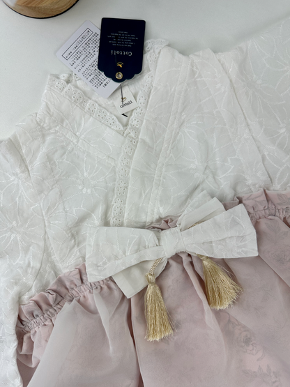 🇯🇵 👘 Cottoli Kimono – Ivory Blossom