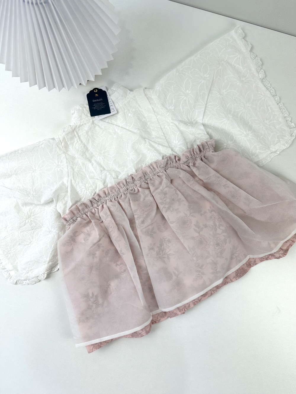 🇯🇵 👘 Cottoli Kimono – Ivory Blossom